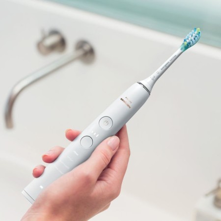 Sonicare diamond clean 9000 blanc - brosse à dents électrique sonique avec application - hx9913/03