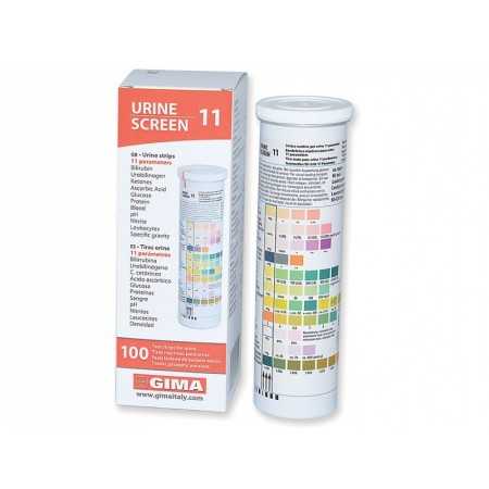 Urine strips in bottle - 11 parameters - professional - pack 100 pcs.