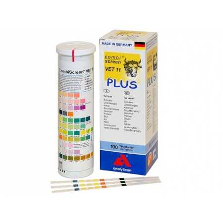 Veterinary Urine Strips - 11 Parameters - pack 100 pcs.