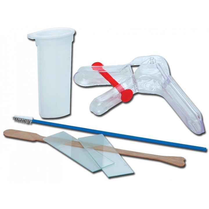 Kit para teste de Papanicolau - Estéril - Pacote com 100 unidades.