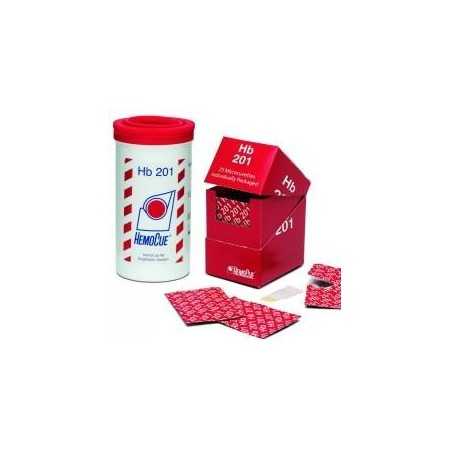 MICROCUBETAS PARA FOTOMETRO HEMOCUE HB201+ - 200 PIEZAS