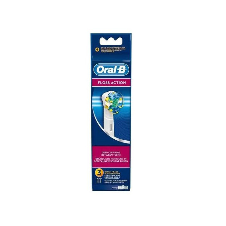 Oral-B Floss Action EB25-3 opzetborstel - 3 st.