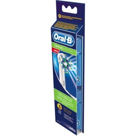 Oral-b crossaction eb50-3 główka szczoteczki do zębów - 3 szt.