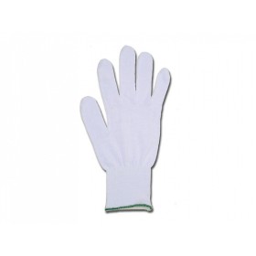 Cotton gloves - size 7 - white - pack 10 pcs.