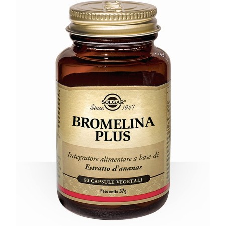 Solgar bromelina plus 60 tabletter