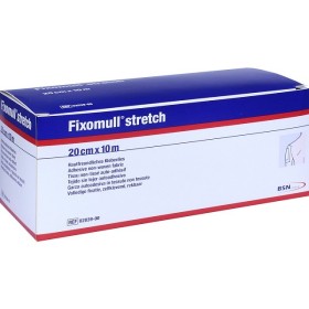 Leukoplast Fixomull stretch 10 mx 20 cm gasa autoadhesiva suave y estirable