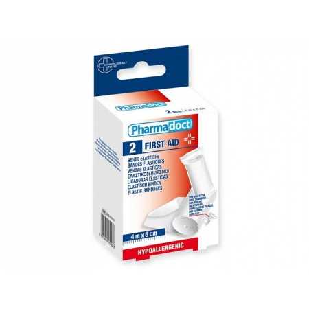 Elastische Bandage 4M X 6Cm - Packung mit 6 Schachteln mit 2 Stück