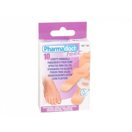 Central disc callus protectors - pack of 12 boxes of 10 patches