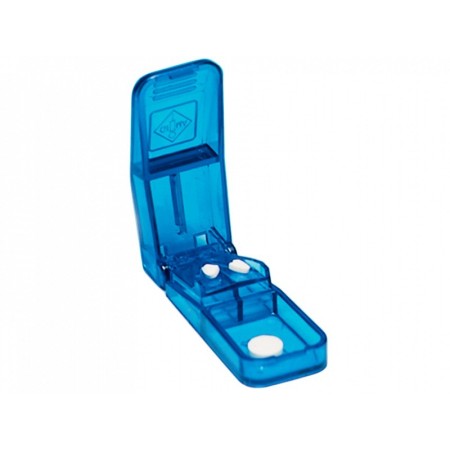 Pill splitter without cardboard box