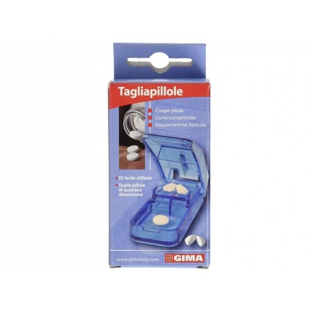 Pill cutter in cardboard box