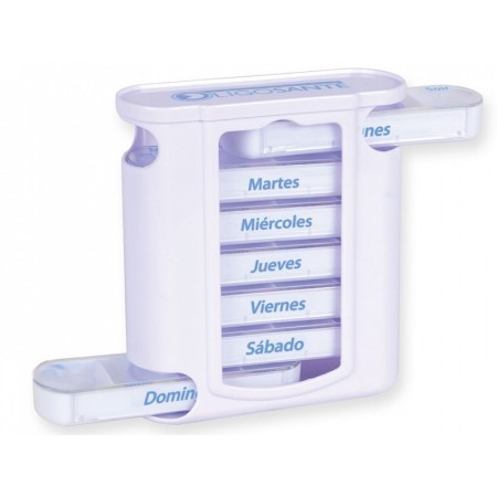 X4 tower weekly pill box - spanish/portuguese