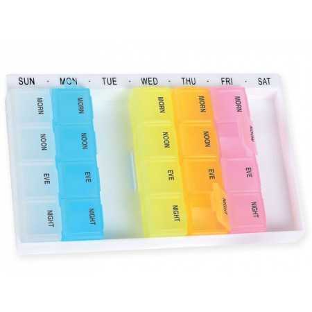 X4 Easy Weekly Pill Box - engleski