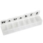 Weekly Pill Box - White - Blister Pack - VS/NOR/DAN