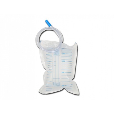 Urinpåse 2000 cc - rör 130 cm - förpackning 200 st.