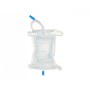 Poche urinaire jambe 750 cc - tube 10 cm avec boutons kit - pack. 30 pièces.