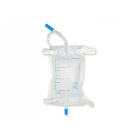 Sacca Urine Da Gamba 750 Cc - Tubo 10 Cm Con Kit Bottoni - conf. 30 pz.