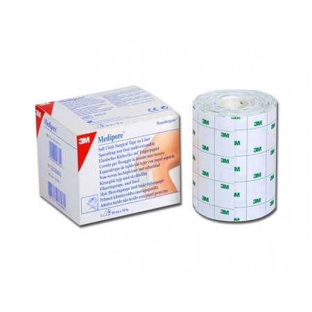 Protection élastique adhésive 3M Medipore en TNT, 2991/2 - 10m x 10cm