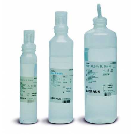 Solution saline 0,9% chlorure de sodium 250ml - lavage et irrigation