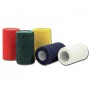 Cohesive elastic bandage 4 mx 8 cm - blue - pack. 10 pcs.