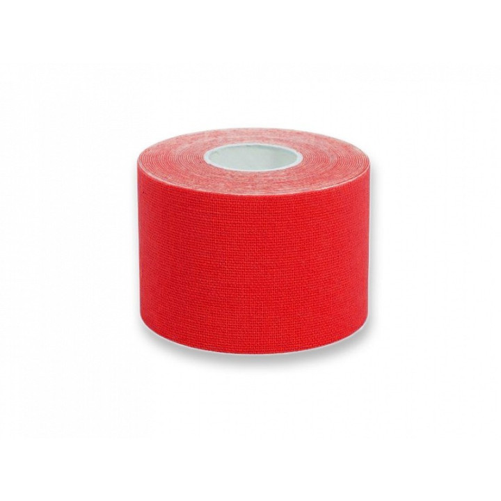Cinta de kinesiología 5 m x 5 cm - rojo