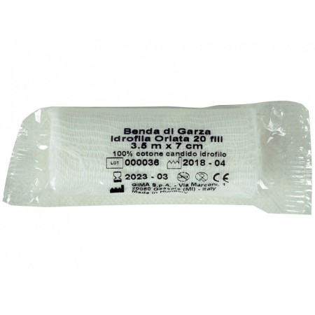 Gázové obväzy 3,5 mx 7 cm - balenie 10 ks.