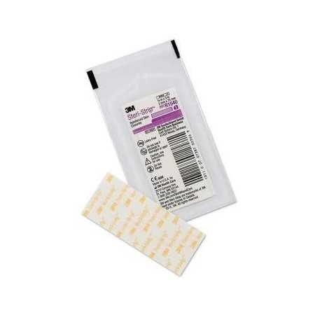 Steri-strip 3m - 75 x 3 mm - 250 stk. (1 pose med 5 stk.)