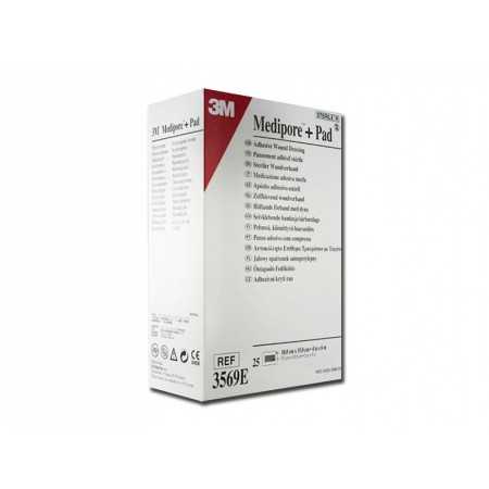 3M Medipore + Pad Steriel vliesverband met pad, 3569E - 10x15cm - 25st.