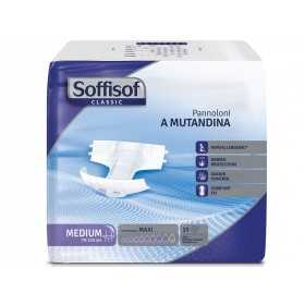 Couches Soffisoft Classic - Forte Incontinence - Moyenne - pack. 60 pièces