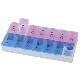 Weekly Pill Box 7 Days x 2 - English