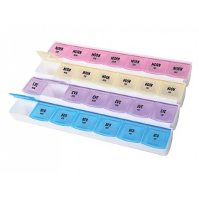 Weekly Pill Box 7 Days x 4 - English