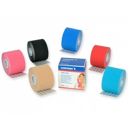 Leukotape k - nevromuskularni trak bsn 5 m x 5 cm - modra