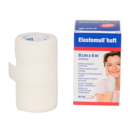Selbstklebende elastische binde, 4 m x 8 cm, 10 stück