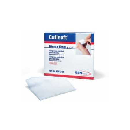Cutisoft 10 cm x 10 cm sterilné tablety z netkanej textílie - 6 ks.