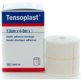 Tensoplast 4,5 m x 7,5 cm měkká a roztažitelná samolepicí gáza