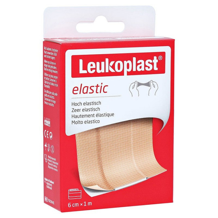 Leukoplast elastisk 1 mx 6 cm - För flexibla kroppsdelar