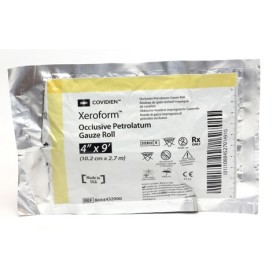 Xeroform Petrolatum Occlusive Gauze 10.2cm x 2.7m, Sterile – 36 Pieces