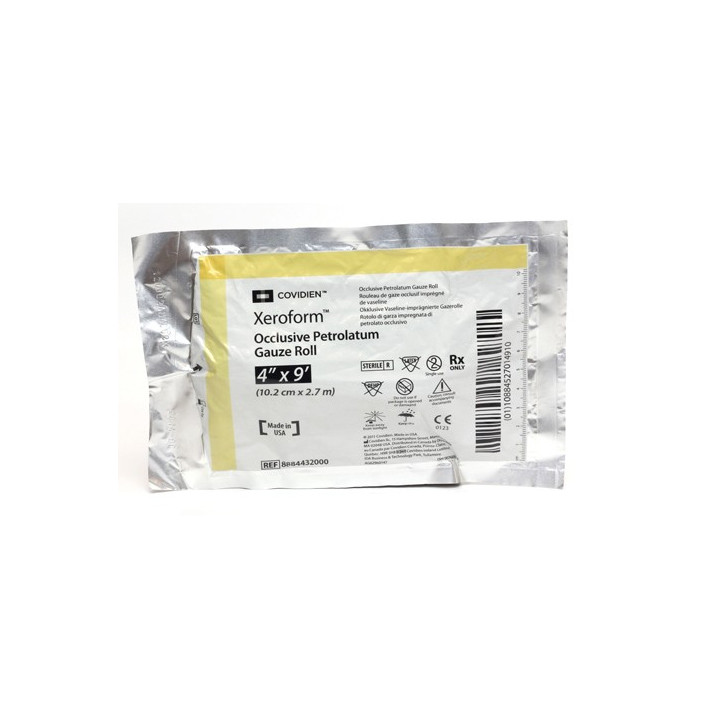 Xeroform 10,2 cm x 2,7 m Vaseline-Okklusionsgaze, steril - 36 Stk