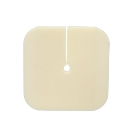 3m tegaderm pansement en mousse de polyuréthane non adhésif, 90604 - pour trachéotomie - 10 pcs.