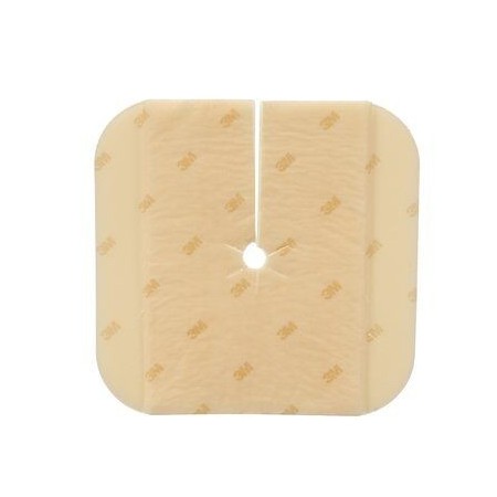 3m tegaderm non-adhesive polyurethane foam dressing, 90604 - for tracheostomy - 10 pcs.