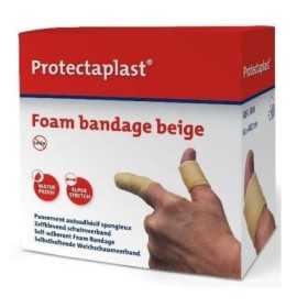 PROTECTAPLAST Sammenhængende hudfarvet bandage - 6x450 cm