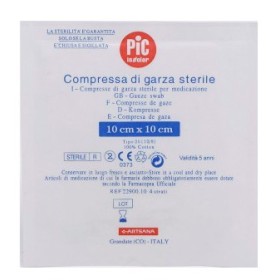 Sterile Cut Gauze Compresses 4 Layers, 10 x 10 in Single Pouch