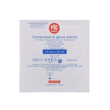 Sterile Cut Gauze Compresses 4 Layers, 10 x 10 in Single Pouch