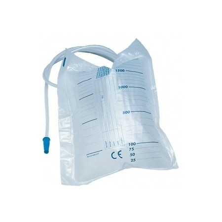 2 L posteljne vrečke za urin s cevjo 90 cm brez odtoka - 30 kos.