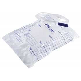 Krevetne vrećice za urin 2 lt sa cijevi 130 cm bez odvoda - 25 kom.