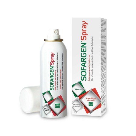 Sofargen spray 125 ml pentru tratamentul leziunilor cutanate