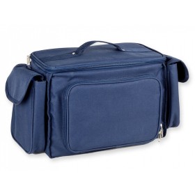Borsa "utility" - nylon - blu