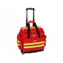 Smart bag con trolley - mediano - rojo