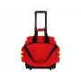 Chytrá taška s vozíkem - střední - červená