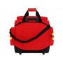 Inteligentná taška s vozíkom - stredná - červená