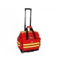 Smart bag with trolley - medium - red